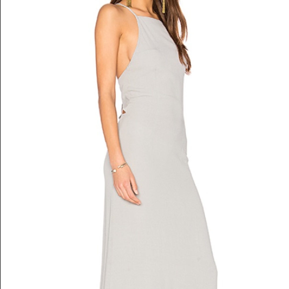 Flynn Skye Adaline Maxi Dress Gray